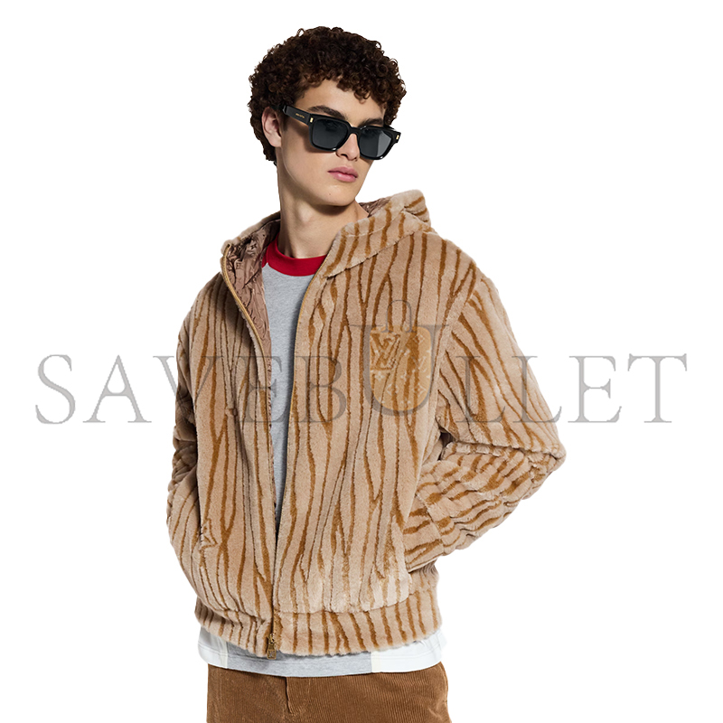 LOUIS VUITTON EPI FLEECE HOODED BLOUSON 1AJCDZ